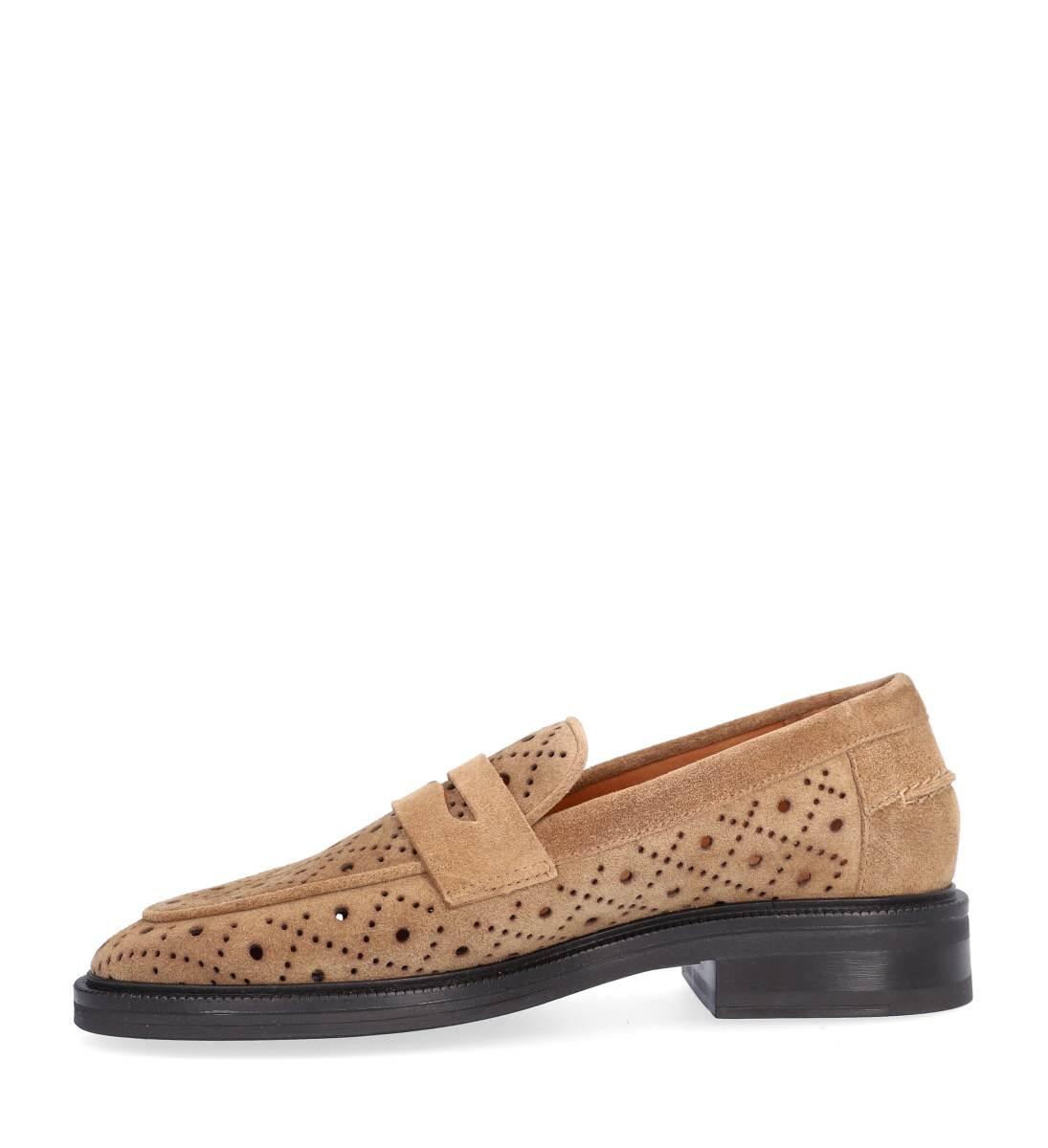 Loafers - Cuoio Babysilk Suede 554